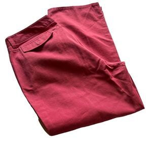 J. Crew Favorite fit Cotton pants Size 12 light red 4 pockets ankle length